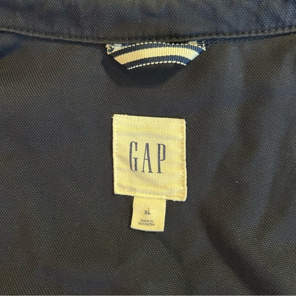 GAP Women’s Navy Utility Shacket Size XL - Picture 4 of 7